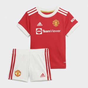 Fotbollströjor Manchester United Barn Hemma tröja 2021/22 - Kortärmad