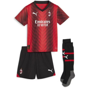 Fotbollströjor AC Milan Barn Hemme tröja 2023/24 – Kortärmad